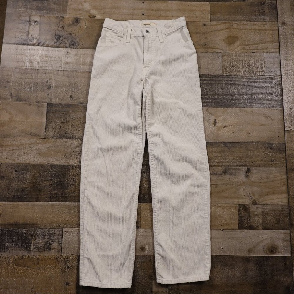 Levi’s ’94 Baggy Corduroy Pants Women’s 25x31 Off White Vintage Inspired